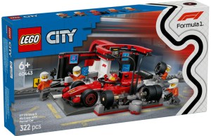 City Pitstop e Meccanici con Monoposto Ferrari F1